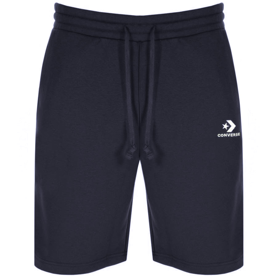 Alternative Image for ProductConverse Star Chevron Logo Jersey Shorts Navy1