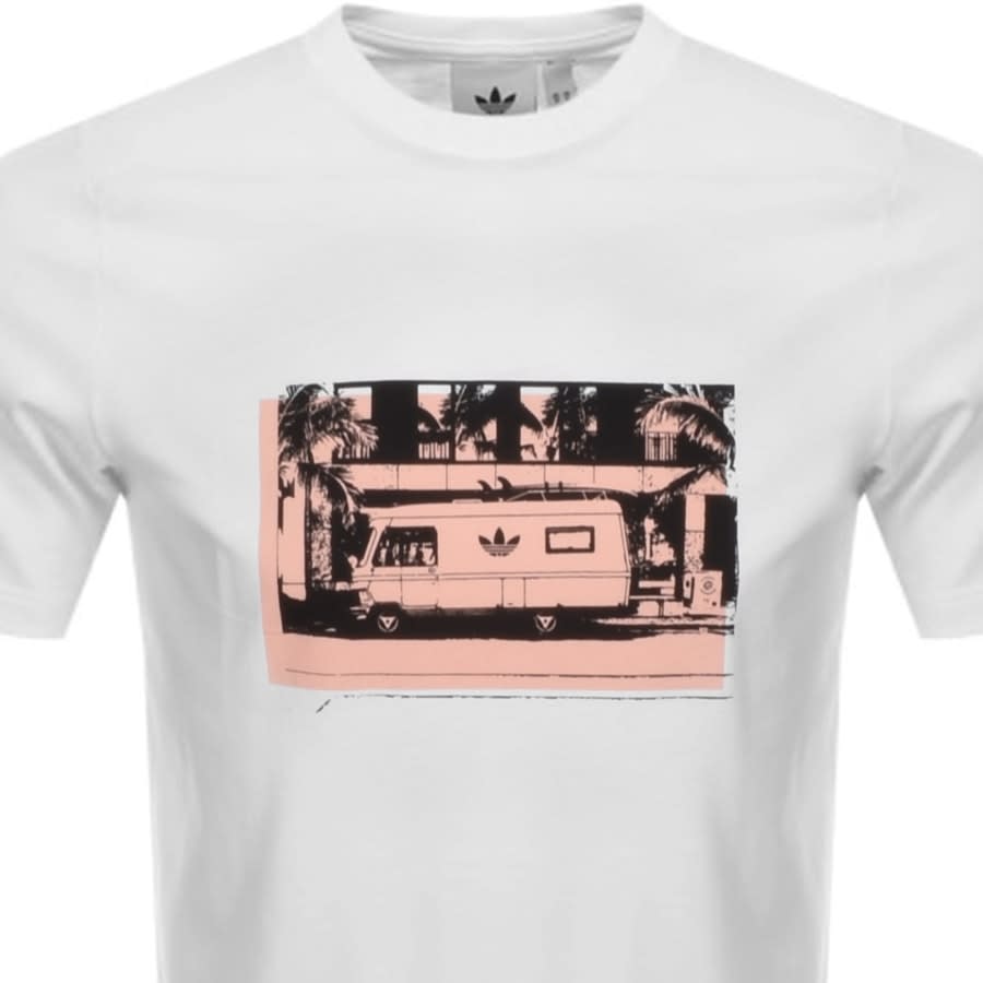 Alternative Image for Productadidas Originals Photo T Shirt White2