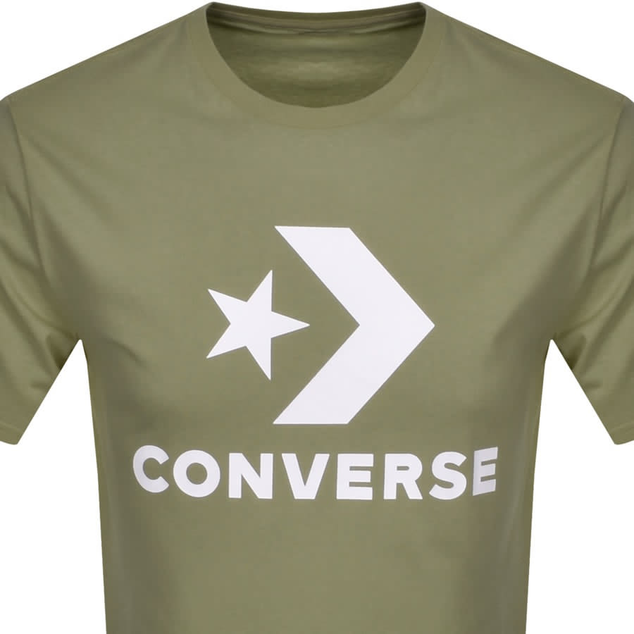 Alternative Image for ProductConverse Star Chevron Logo T Shirt Khaki2