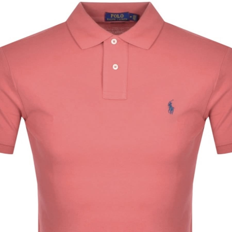 Alternative Image for ProductRalph Lauren Slim Fit Polo T Shirt Pink2