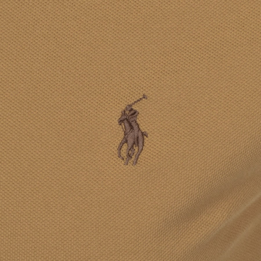 Alternative Image for ProductRalph Lauren Slim Fit Polo T Shirt Brown3