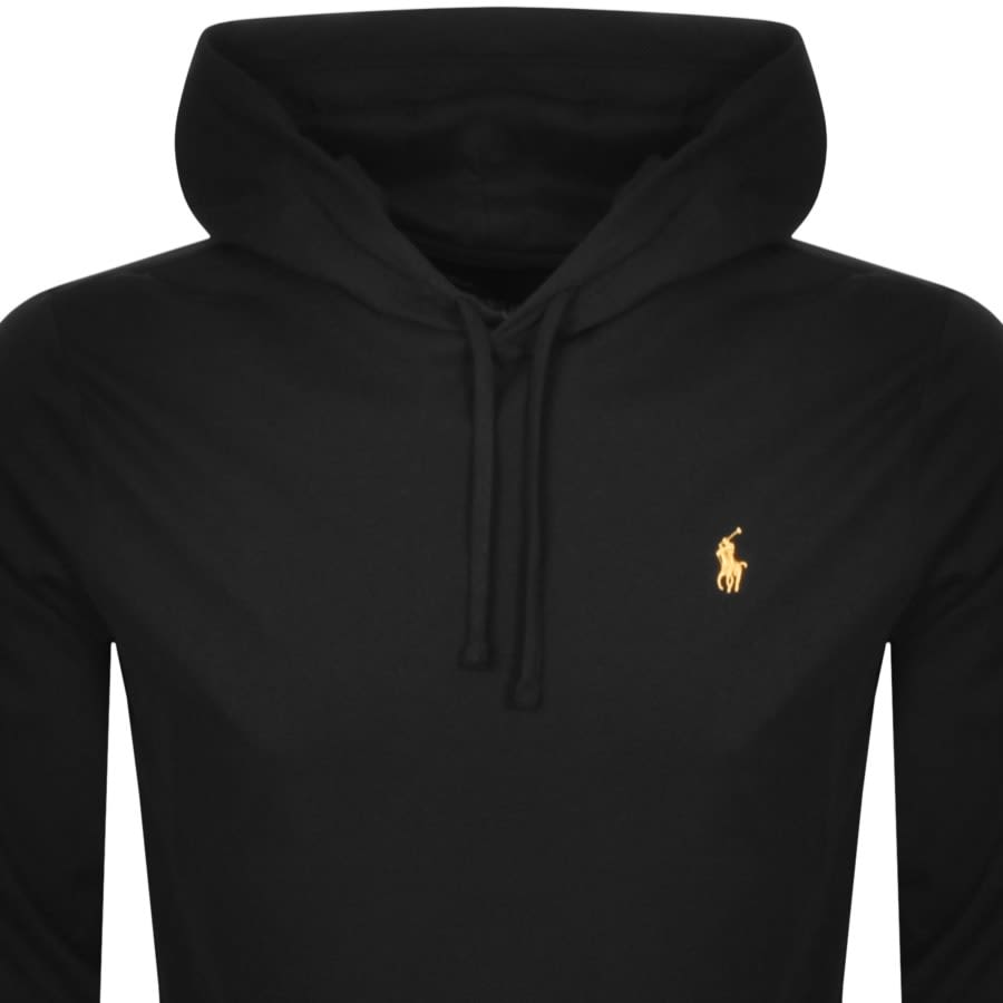 Alternative Image for ProductRalph Lauren Long Sleeved Hooded T Shirt Black2