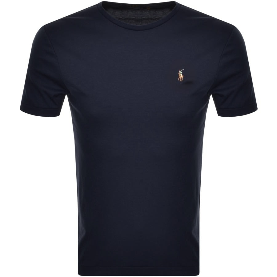 Alternative Image for ProductRalph Lauren Pima Crew Neck T Shirt Navy1