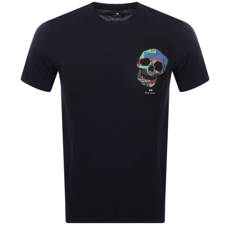 Alternative Image for ProductPS By Paul Smith Skull T Shirt Navy1