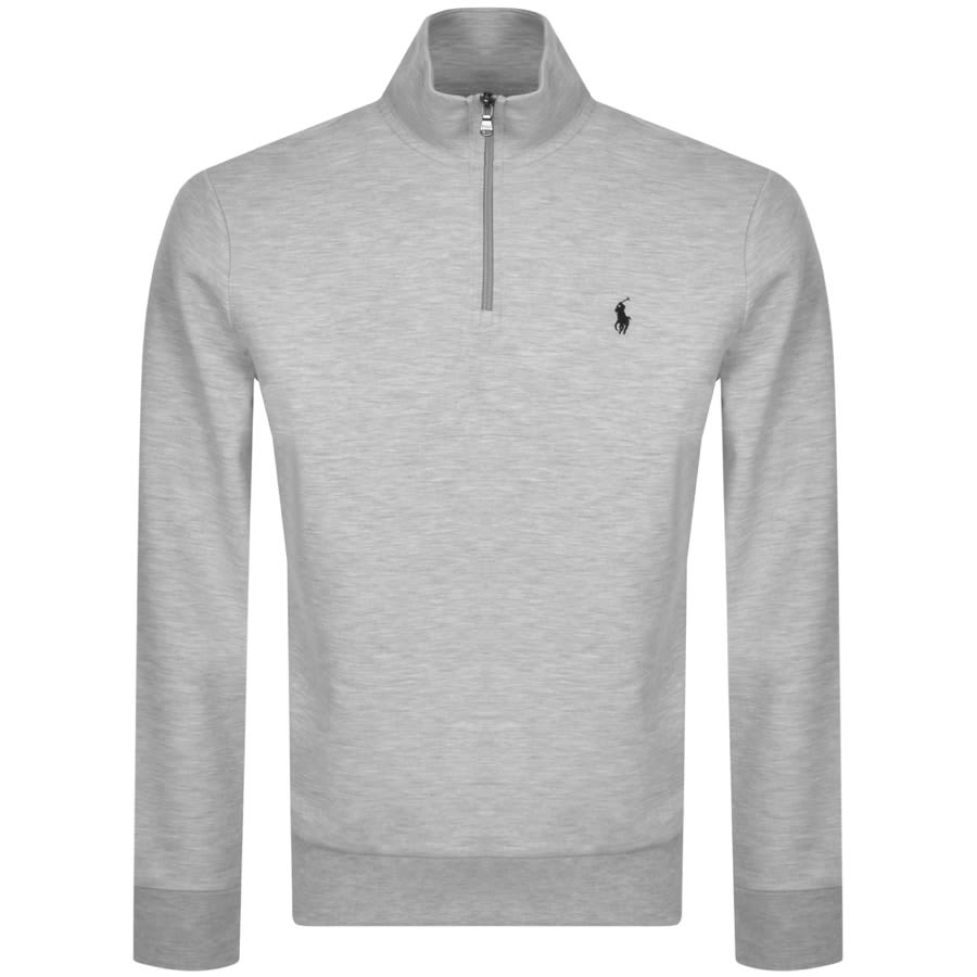 Alternative Image for ProductRalph Lauren Long Sleeve Half Zip Sweatshirt Grey1