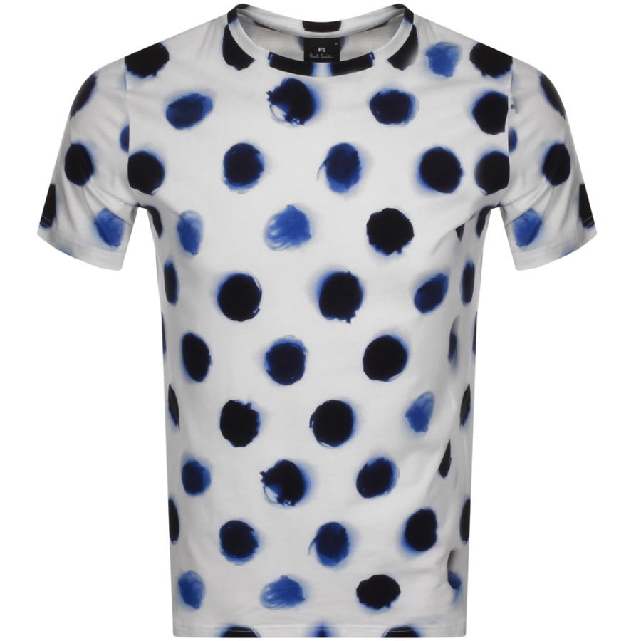 Alternative Image for ProductPS By Paul Smith Tagliatelle T Shirt White1