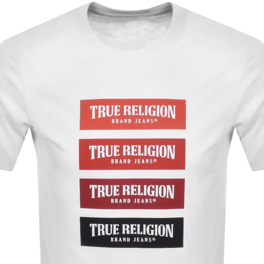 Alternative Image for ProductTrue Religion Box Logo T Shirt White2