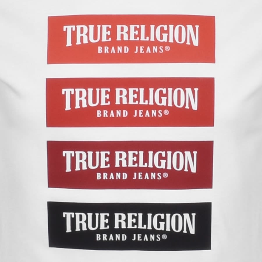 Alternative Image for ProductTrue Religion Box Logo T Shirt White3