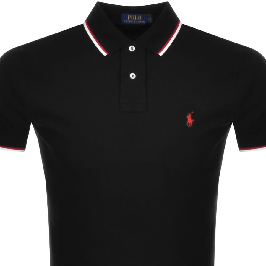 Alternative Image for ProductRalph Lauren Basic Mesh Polo Black2