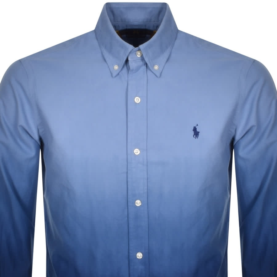 Alternative Image for ProductRalph Lauren Dyed Oxford Shirt Blue2