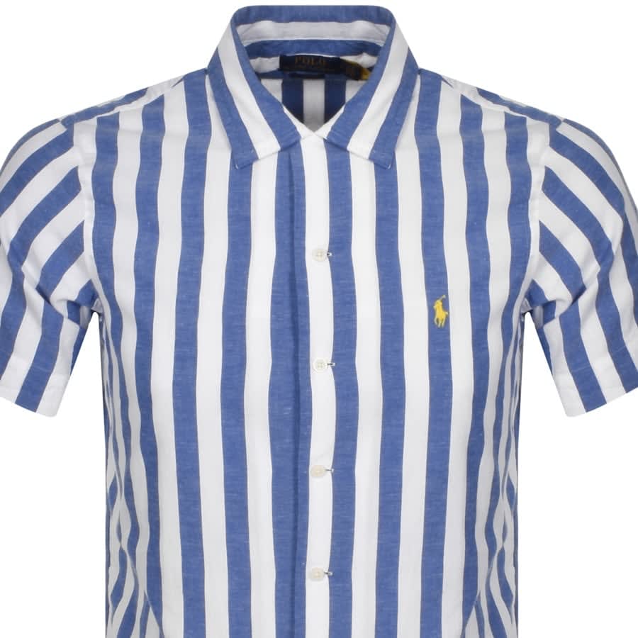 Alternative Image for ProductRalph Lauren Beach Poplin Short Sleeved Shirt Whit2