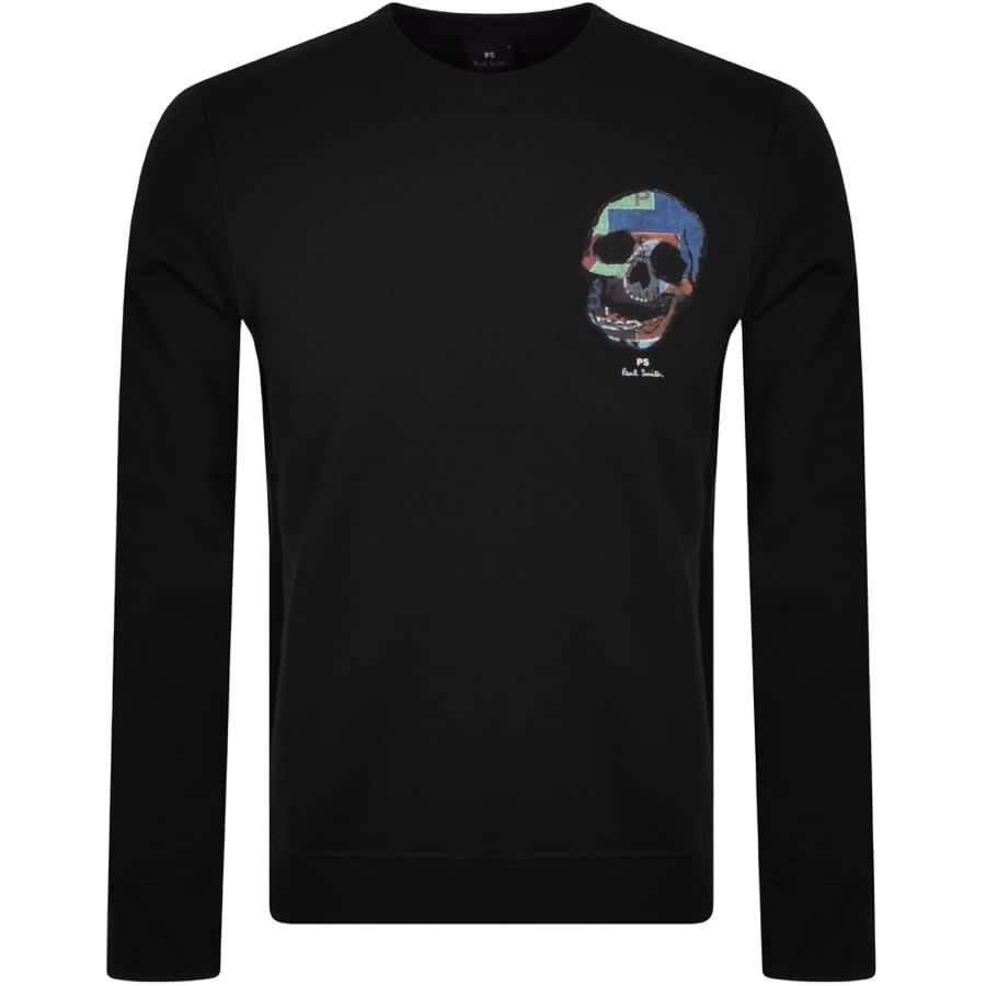 Alternative Image for ProductPS By Paul Smith Skull Logo Sweatshirt Black1