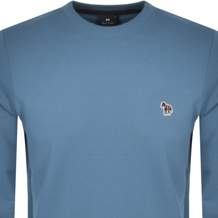 Alternative Image for ProductPS By Paul Smith Crew Neck Sweatshirt Blue2