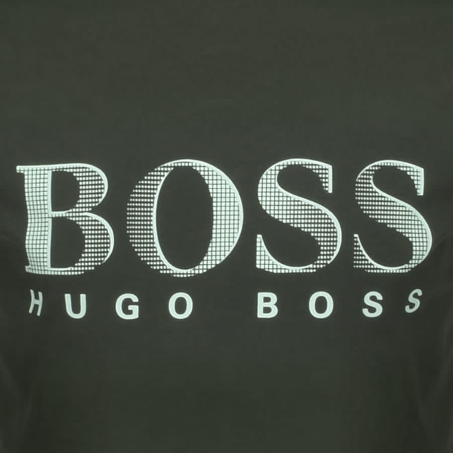 Alternative Image for ProductBOSS UV Protection Logo T Shirt Green3