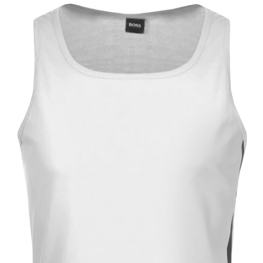 Alternative Image for ProductBOSS Beach Logo Vest T Shirt White2