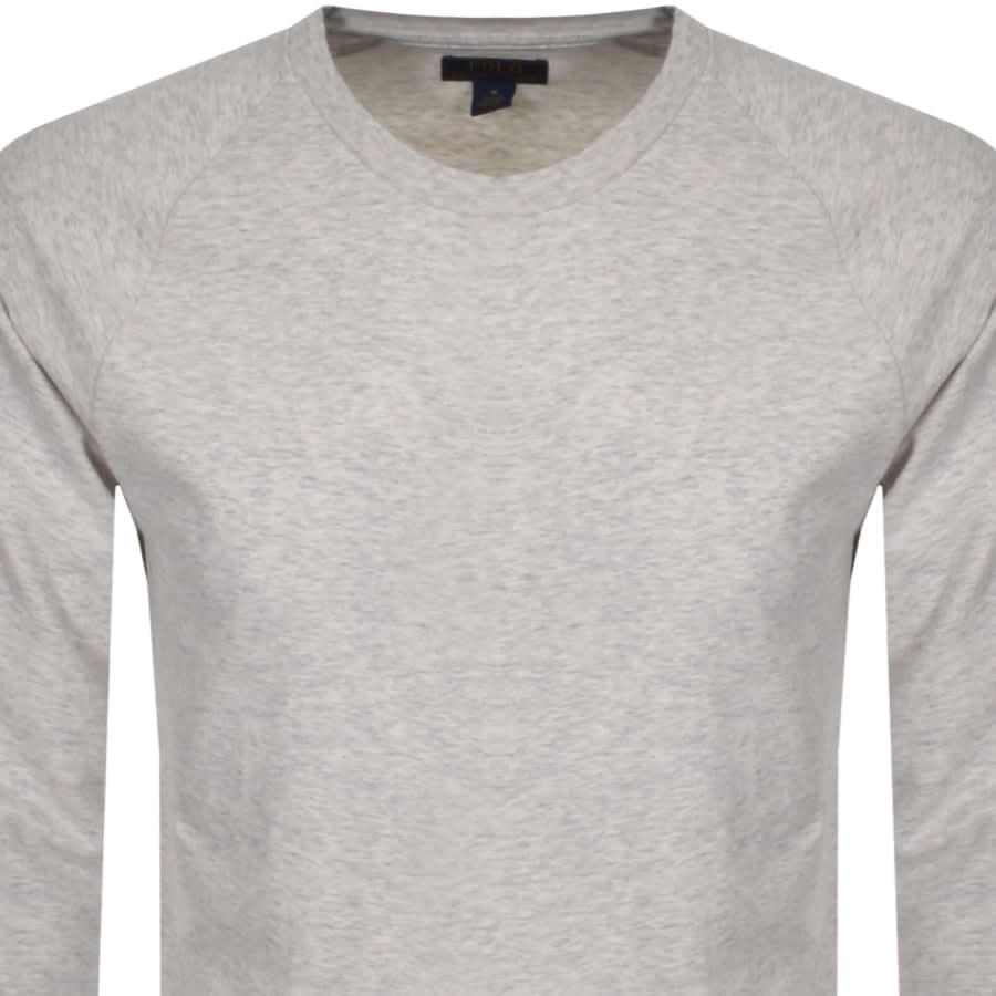 Alternative Image for ProductRalph Lauren Loungewear Long Sleeved T Shirt Grey2
