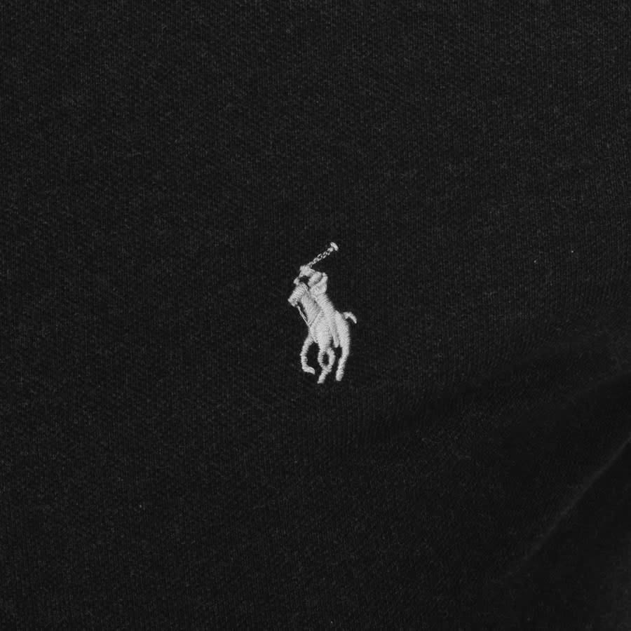 Alternative Image for ProductRalph Lauren Long Sleeve Polo T Shirt Black Heathe3