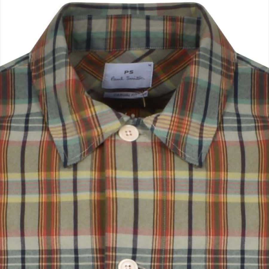 Alternative Image for ProductPS By Paul Smith Pocket Casual Shirt Green3