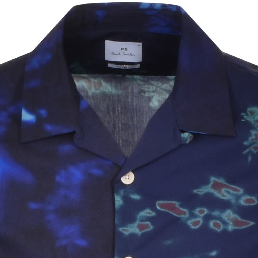 Alternative Image for ProductPS By Paul Smith Casual Short Sleeved Shirt Navy3