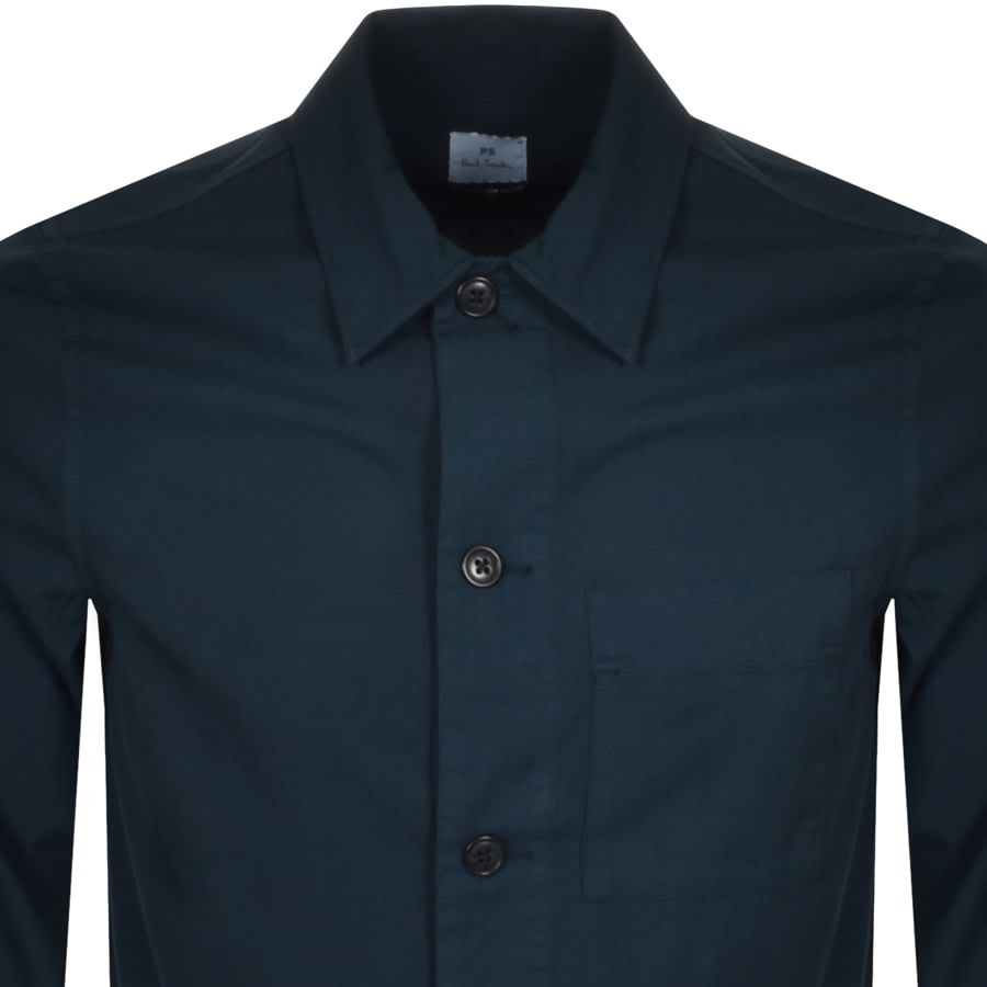 Alternative Image for ProductPS By Paul Smith Long Sleeved Shirt Blue2