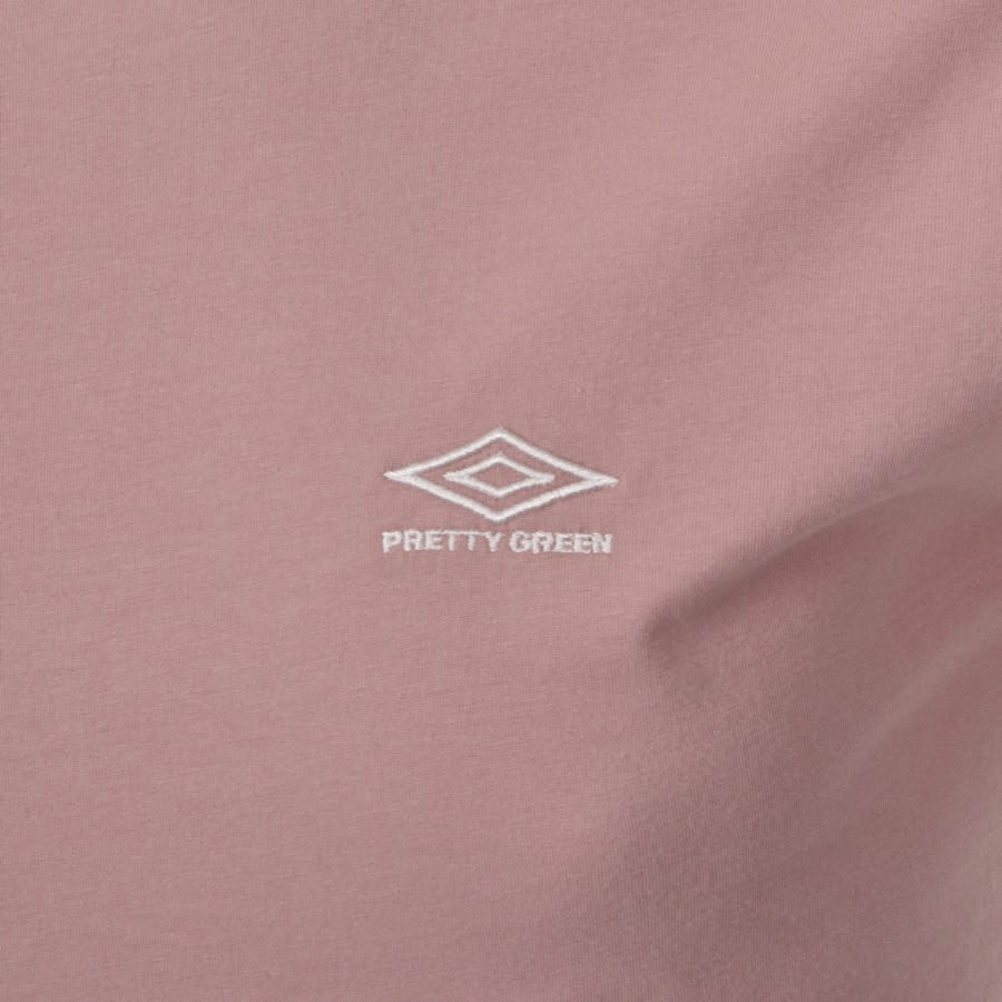 Alternative Image for ProductPretty Green X Umbro T Shirt Pink3