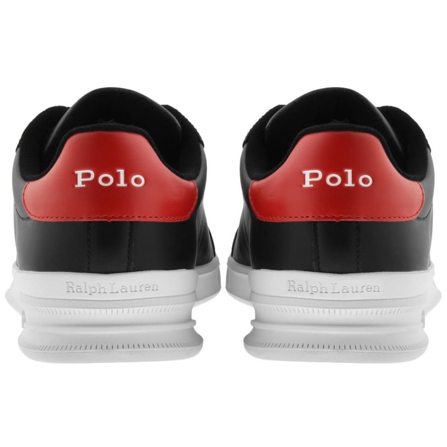Alternative Image for ProductRalph Lauren Heritage Court Trainers Black2
