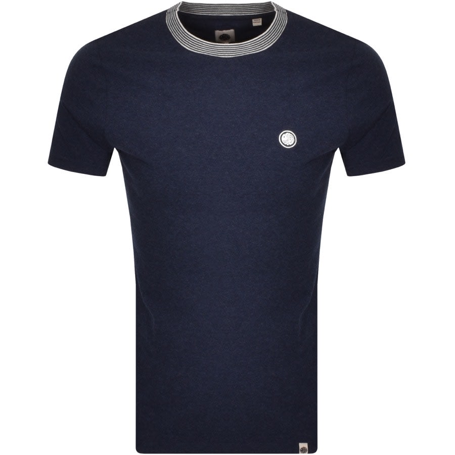 Alternative Image for ProductPretty Green Crew Neck T Shirt Navy1