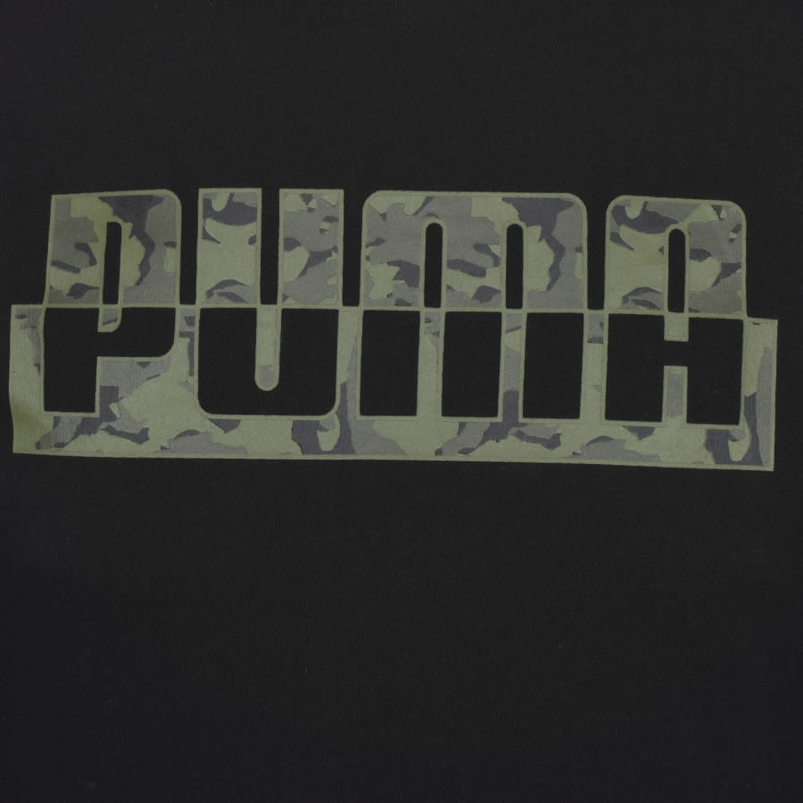 Alternative Image for ProductPuma Core Camouflage Logo T Shirt Black3