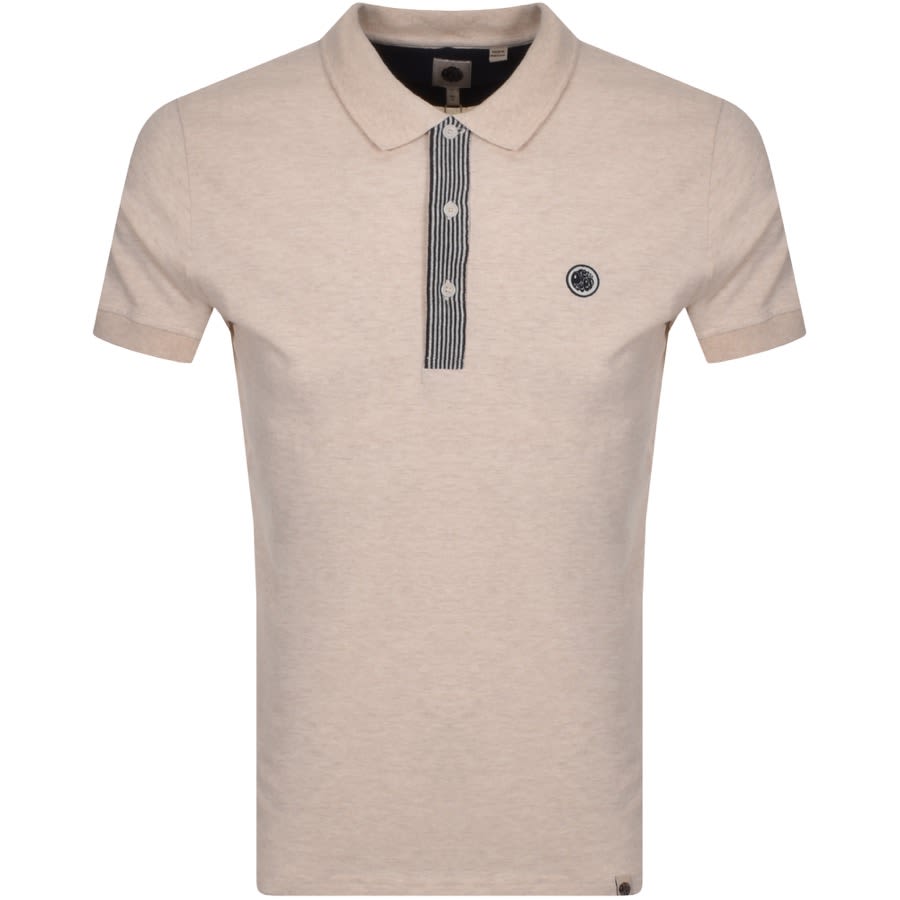 Alternative Image for ProductPretty Green Nautical Polo T Shirt Beige1