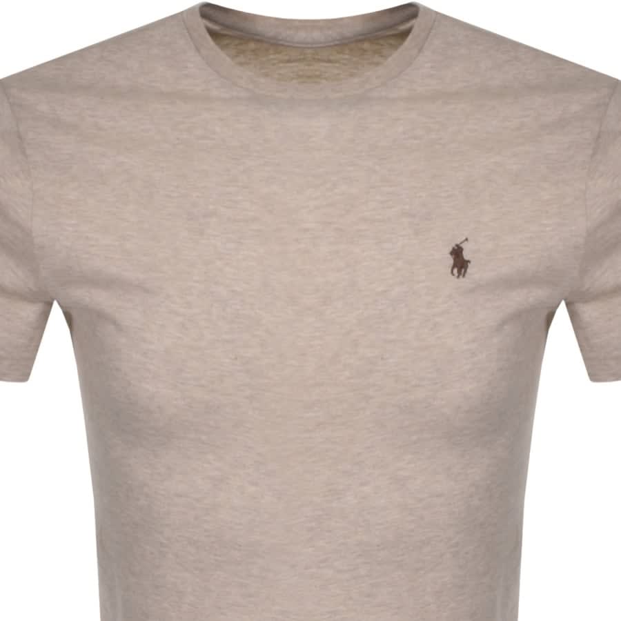 Alternative Image for ProductRalph Lauren Crew Neck Slim Fit T Shirt Brown2