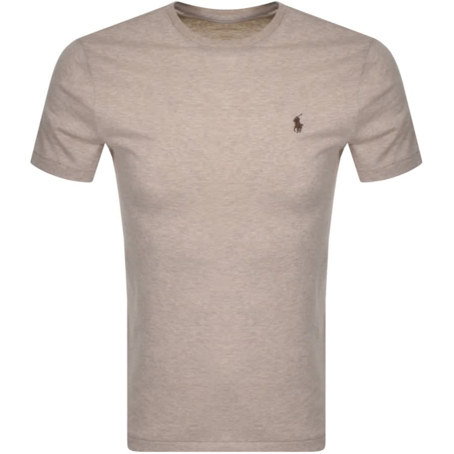 Alternative Image for ProductRalph Lauren Crew Neck Slim Fit T Shirt Brown1