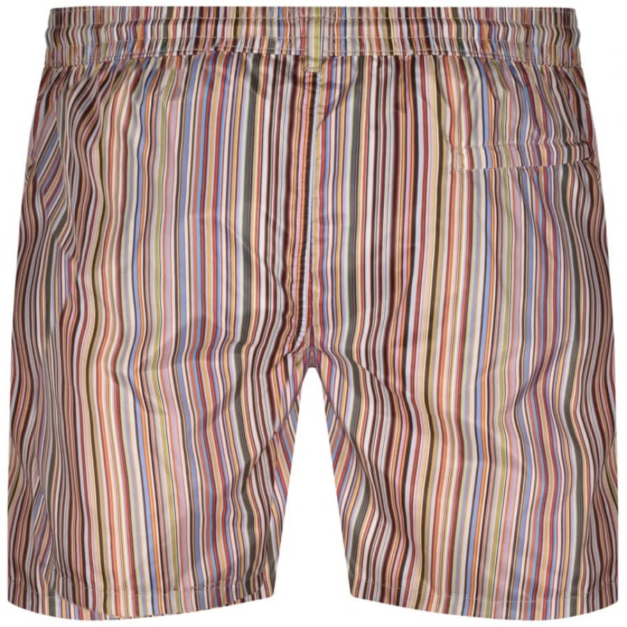 Alternative Image for ProductPS By Paul Smith Striped Swim Shorts Beige2