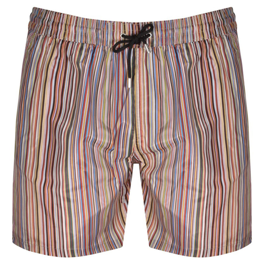 Alternative Image for ProductPS By Paul Smith Striped Swim Shorts Beige1