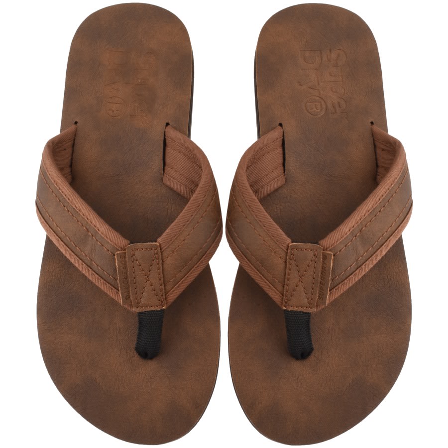 Alternative Image for ProductSuperdry Premium Flip Flops Brown1