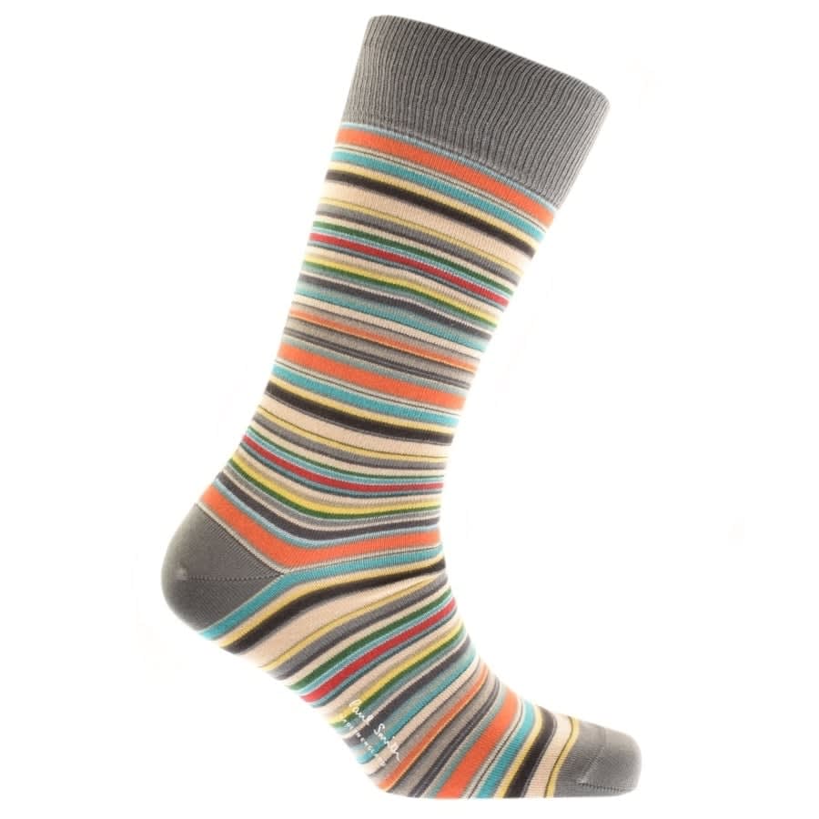 Alternative Image for ProductPaul Smith Gift Set 3 Pack Stripe Socks Blue3