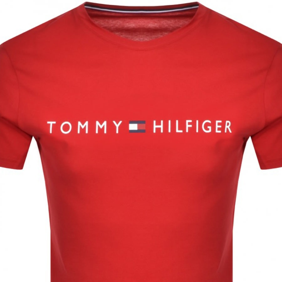 Alternative Image for ProductTommy Hilfiger Logo T Shirt Red2