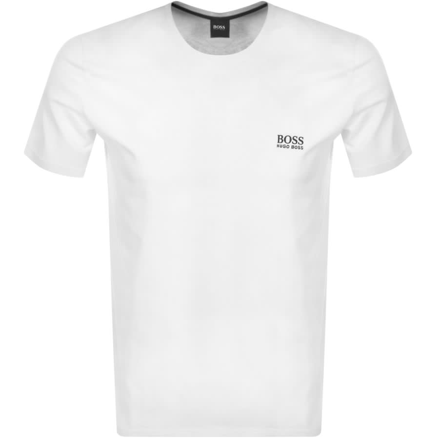 Alternative Image for ProductBOSS Crew Neck Logo T Shirt White1