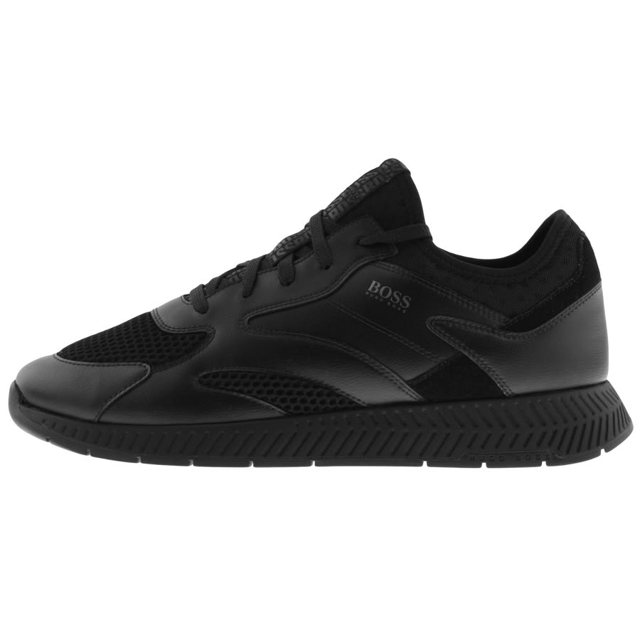 Alternative Image for ProductBOSS Titanium Runn Trainers Black1