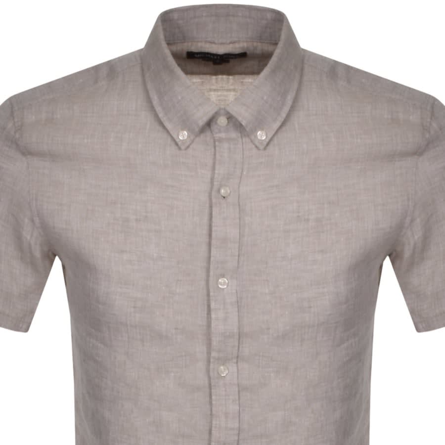 Alternative Image for ProductMichael Kors Linen Short Sleeve Shirt Beige2