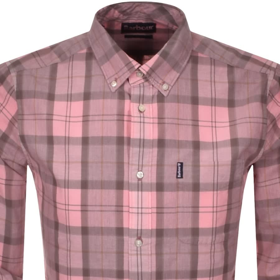 Alternative Image for ProductBarbour Long Sleeved Tartan Shirt Pink2