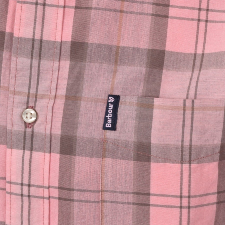 Alternative Image for ProductBarbour Long Sleeved Tartan Shirt Pink3