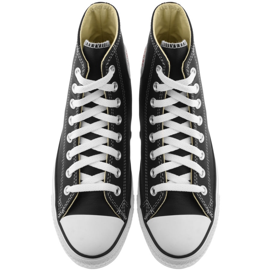 Alternative Image for ProductConverse Chuck Taylor OX Leather Trainers Black3