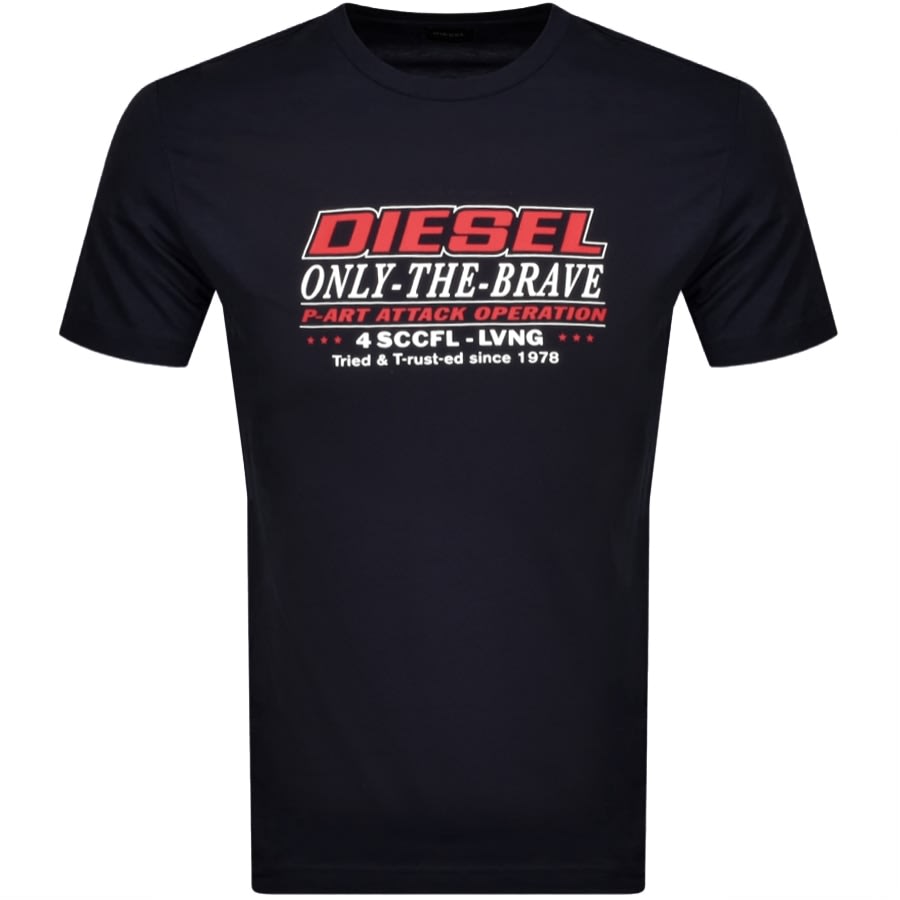 Alternative Image for ProductDiesel T Diegos K20 Short Sleeved T Shirt Navy1