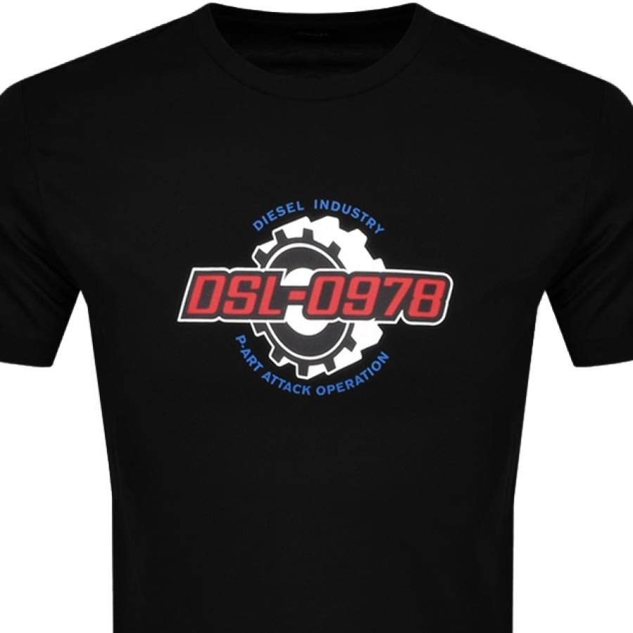 Alternative Image for ProductDiesel T Diegos K21 Short Sleeved T Shirt Black2