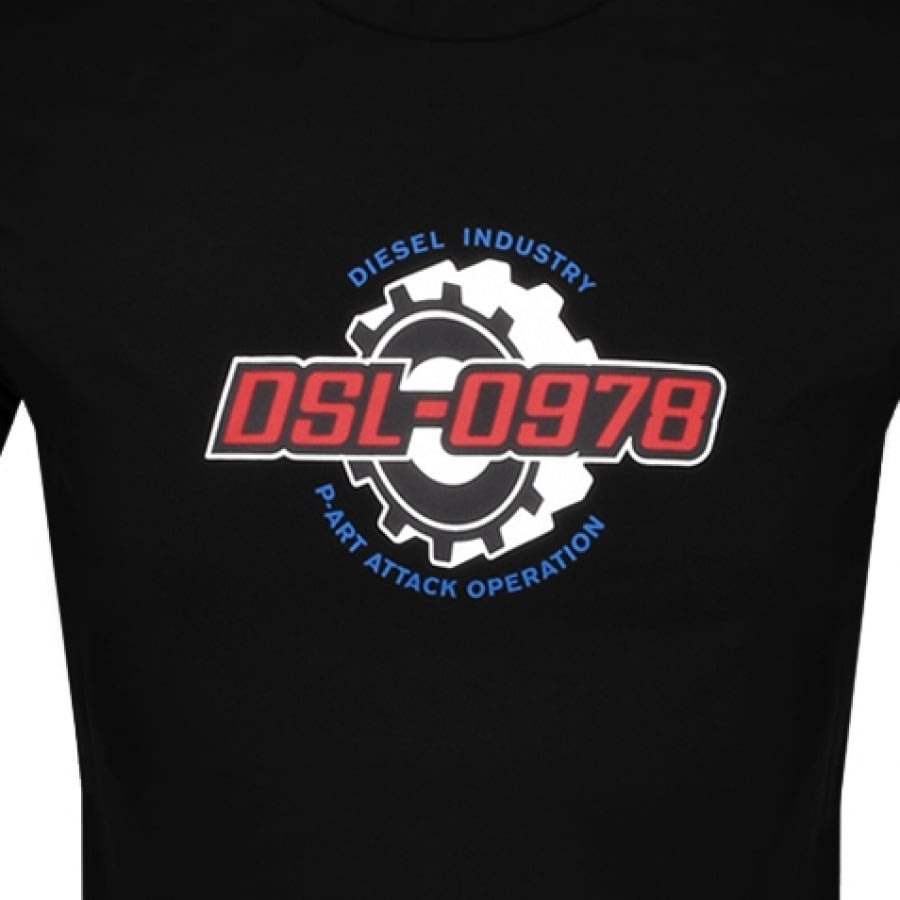 Alternative Image for ProductDiesel T Diegos K21 Short Sleeved T Shirt Black3
