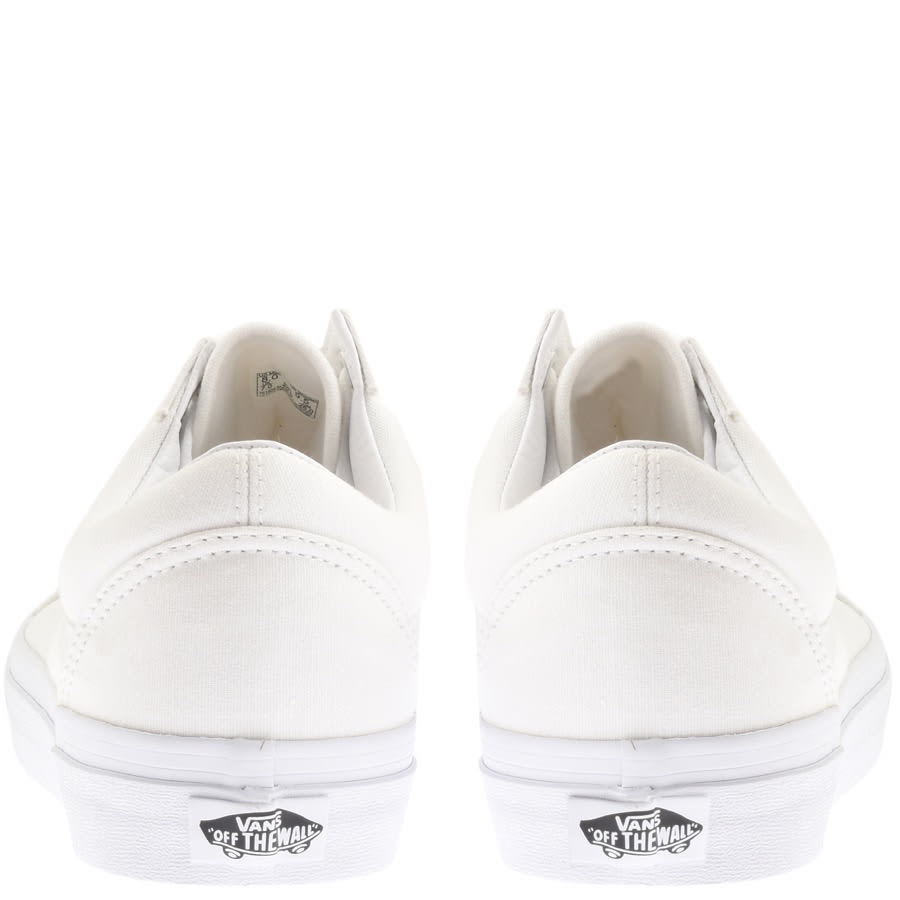 Alternative Image for ProductVans Old Skool Canvas Trainers White2