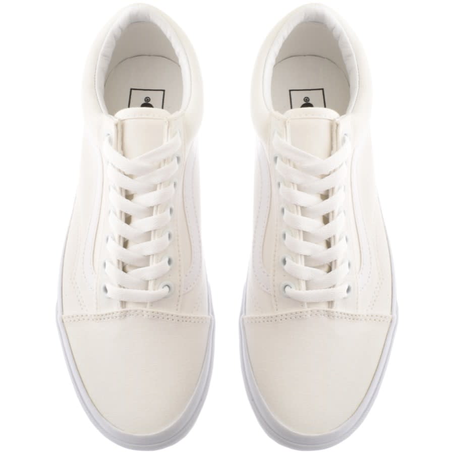Alternative Image for ProductVans Old Skool Canvas Trainers White3