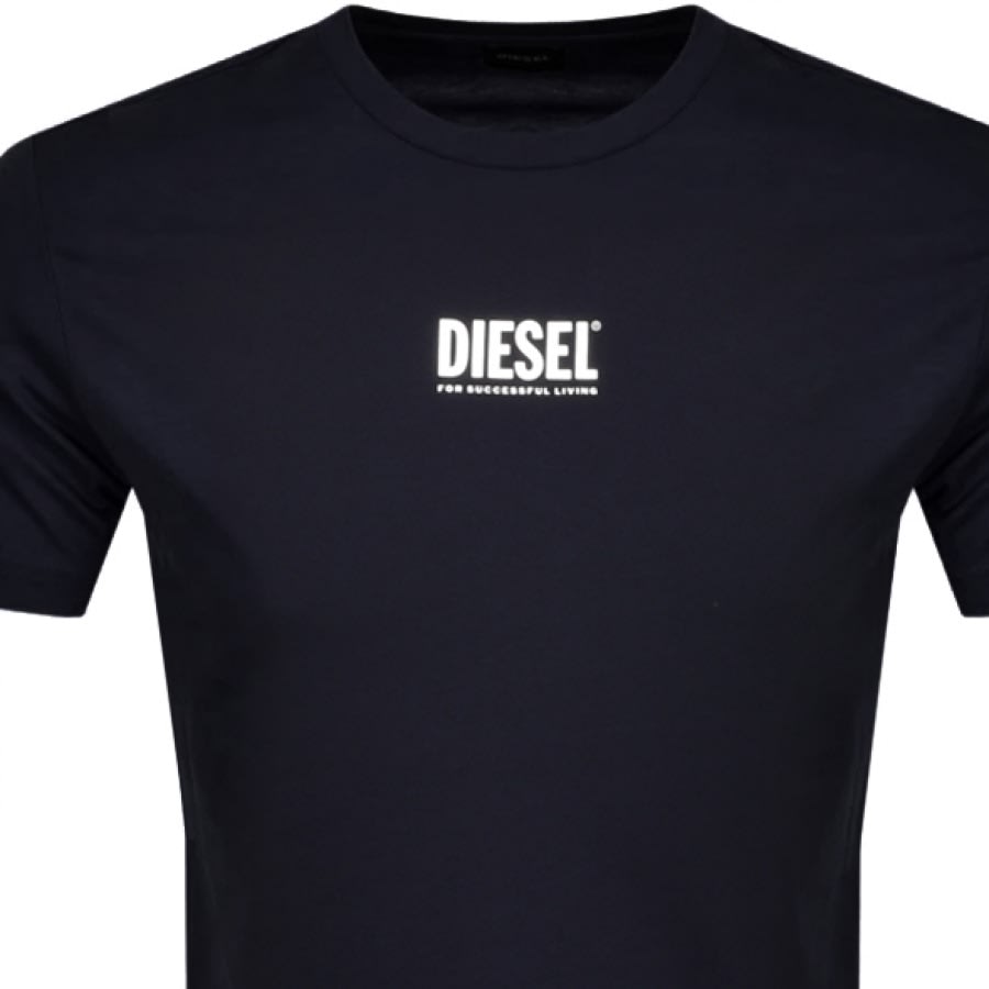 Alternative Image for ProductDiesel T Diegos Eco Small Logo T Shirt Navy2