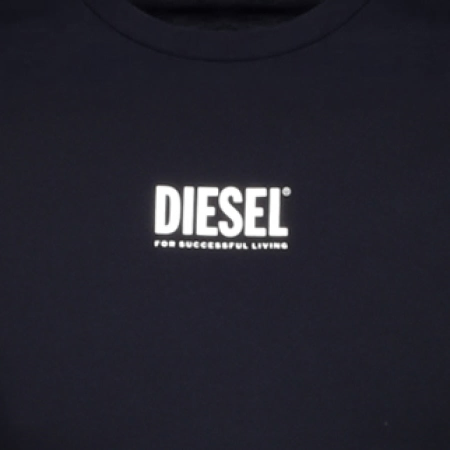 Alternative Image for ProductDiesel T Diegos Eco Small Logo T Shirt Navy3