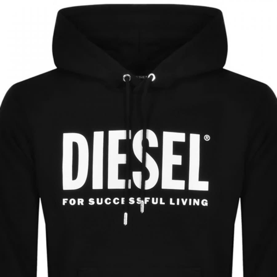 Alternative Image for ProductDiesel S Girik ECO Logo Hoodie Black2